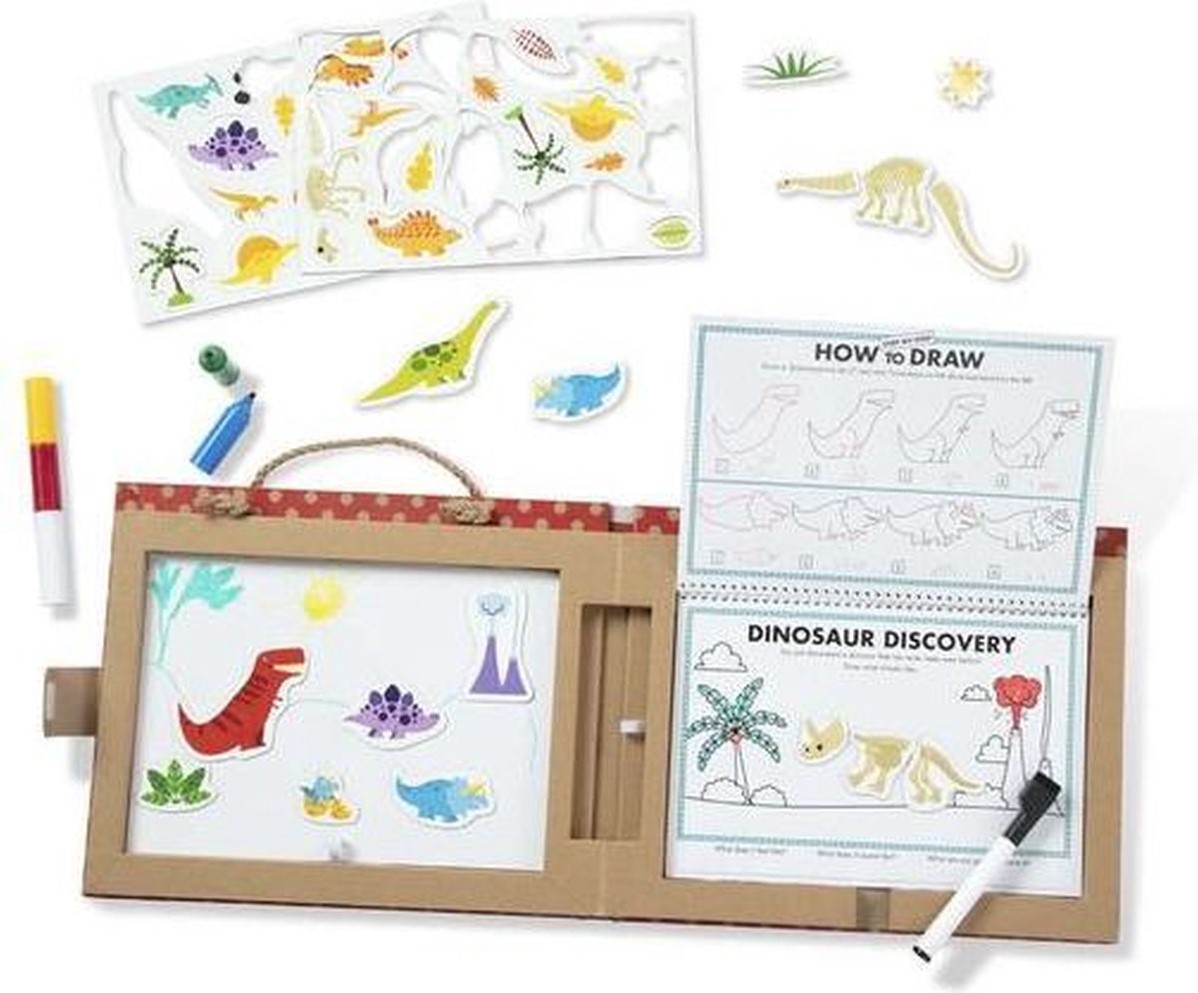 Melissa & Doug Play, Draw, Create Dinosaurs bij Happy