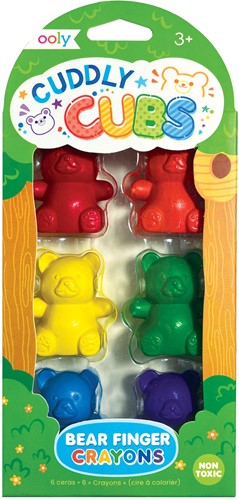 Ooly - Cuddly Cubs Bear Finger Crayons