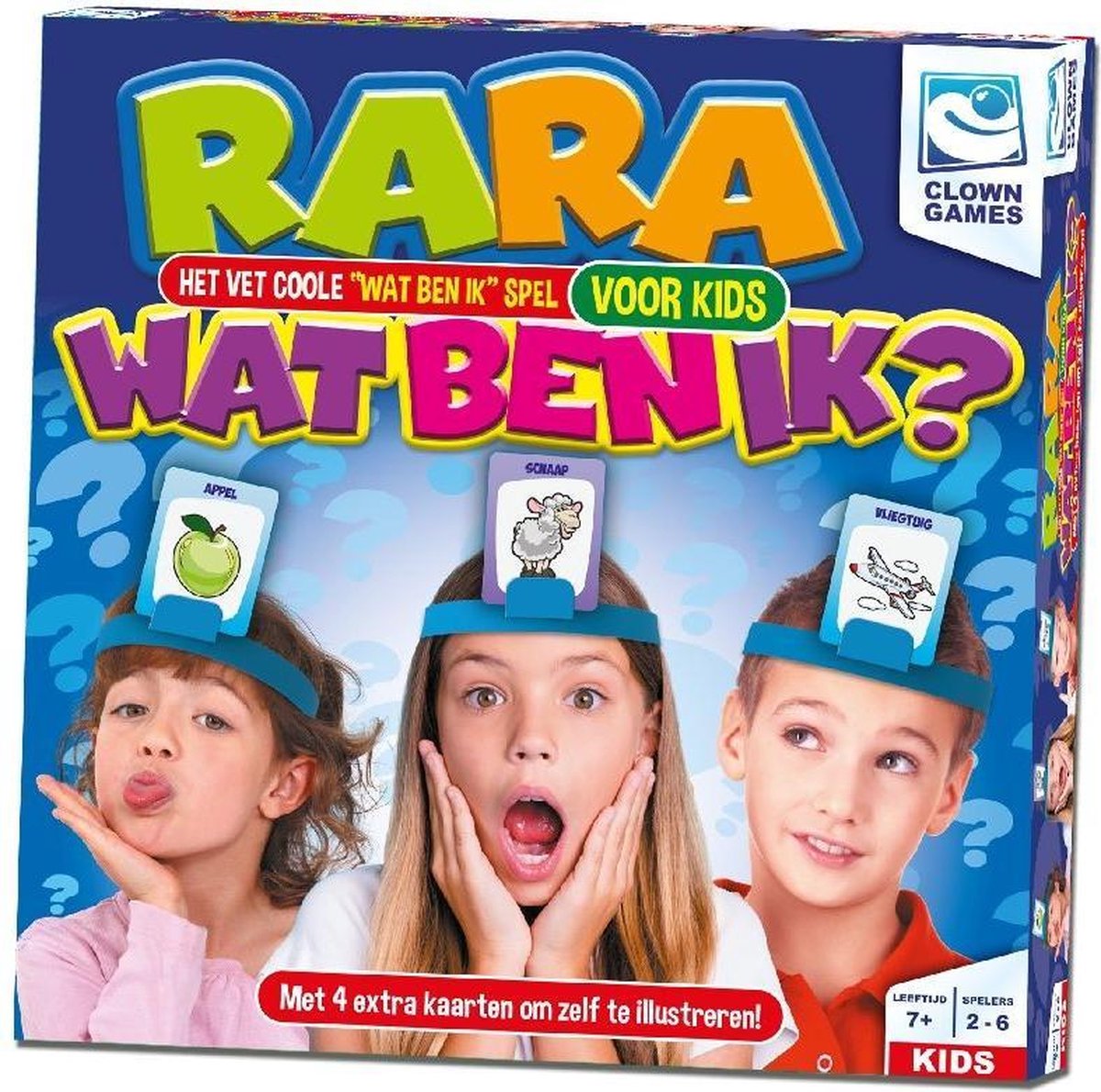 Aktentas Baffle Waden Clown Games Spel RARA Wat Ben Ik? - Junior kopen?