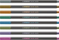 Vervreemden twist Vestiging STABILO Pen 68 metallic - premium viltstift etui met 8 kleuren bij Planet  Happy
