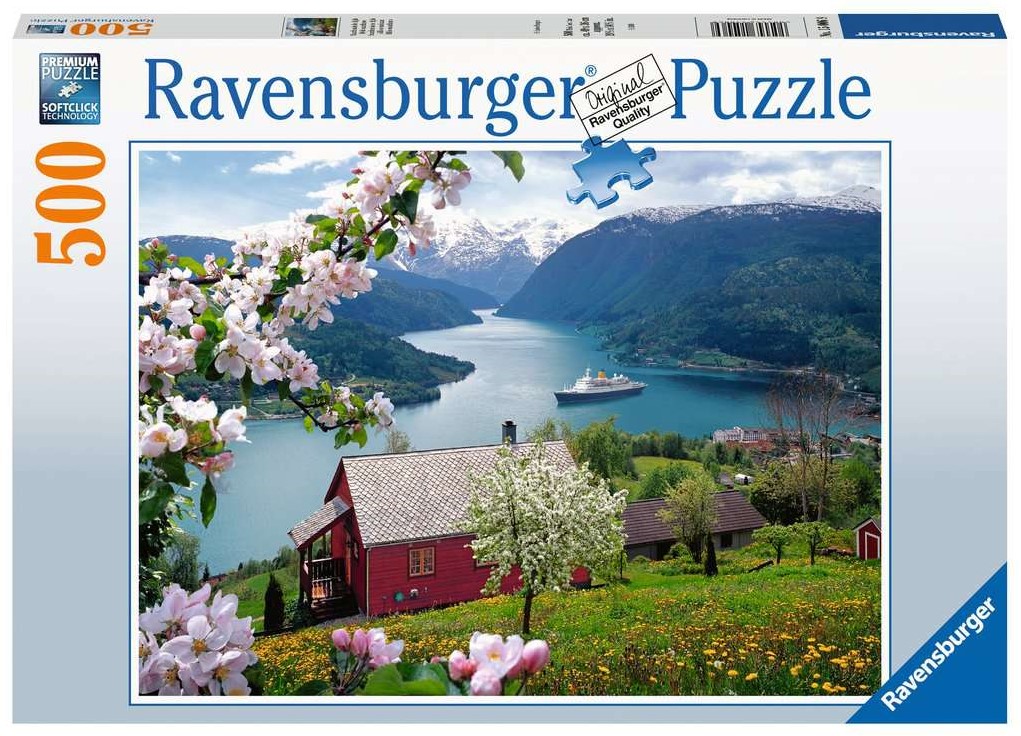 Bij Bekijk het internet voorbeeld Ravensburger puzzel Landschap - 500 stukjes