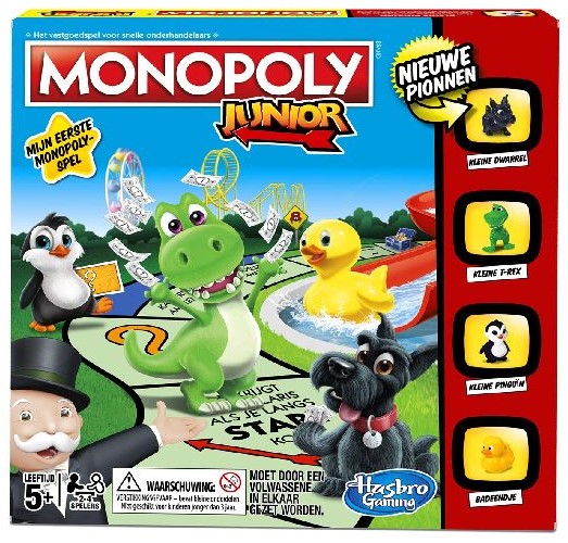 symbool hoog Gewoon Monopoly Junior NL bij Planet Happy