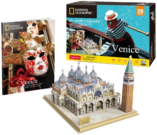 Cubiq Fun 3D Puzzel - St. Mark's Square (107)