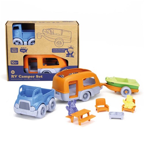 Groen Speelgoed Camper Set