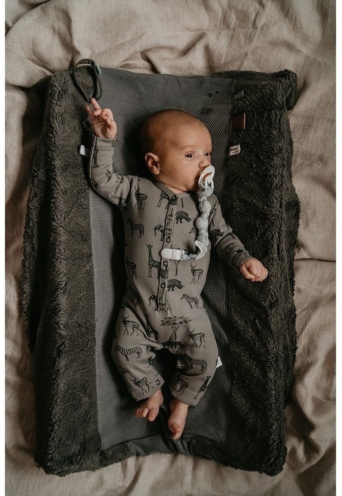Taille Uitrusting Narabar Snoozebaby Organisch Babypakje Safari Grey - maat 50/56 kopen?