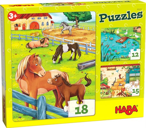 HABA Puzzels Boerderijdieren