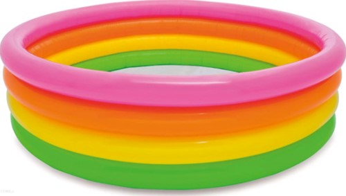 Intex Opblaasbad neon rond 168*h46cm 56441np