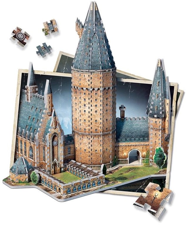 Wrebbit 3d Puzzle Harry Potter Hogwarts Great Hall 850 Bij Planet Happy 5192
