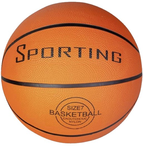 BASKETBAL MAAT 7 CA.600 GR. ONOPGEBLAZEN