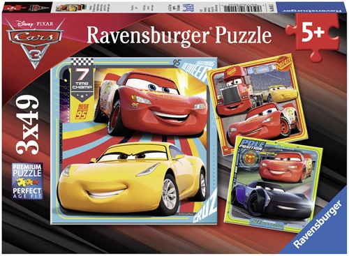 Ravensburger puzzel Cars 3 Legendes van de baan - 2x 49 stukjes