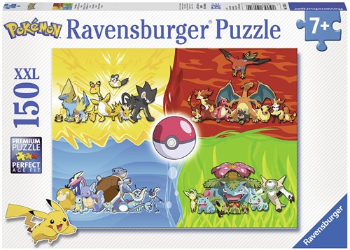 Ravensburger Verschillende Pokémons puzzel - 150 stukjes