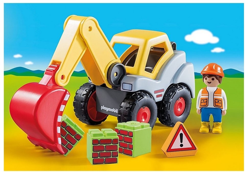 Excavadora hotsell playmobil 123