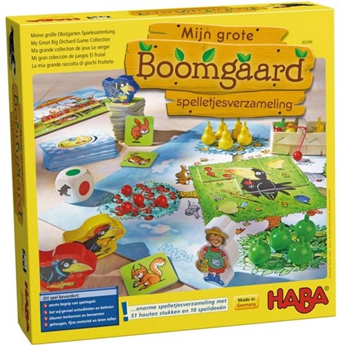 HABA Mijn grote Boomgaard-spelletjesverzameling