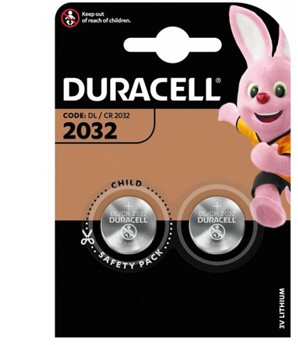 onvoorwaardelijk voldoende zweep Duracell CR2032 3V Lithium batterij 2-pack