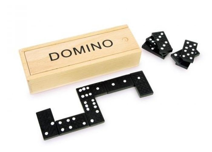 applaus handicap Uitbreiding Twisk Domino spel in houten kistje 5214 bij Planet Happy