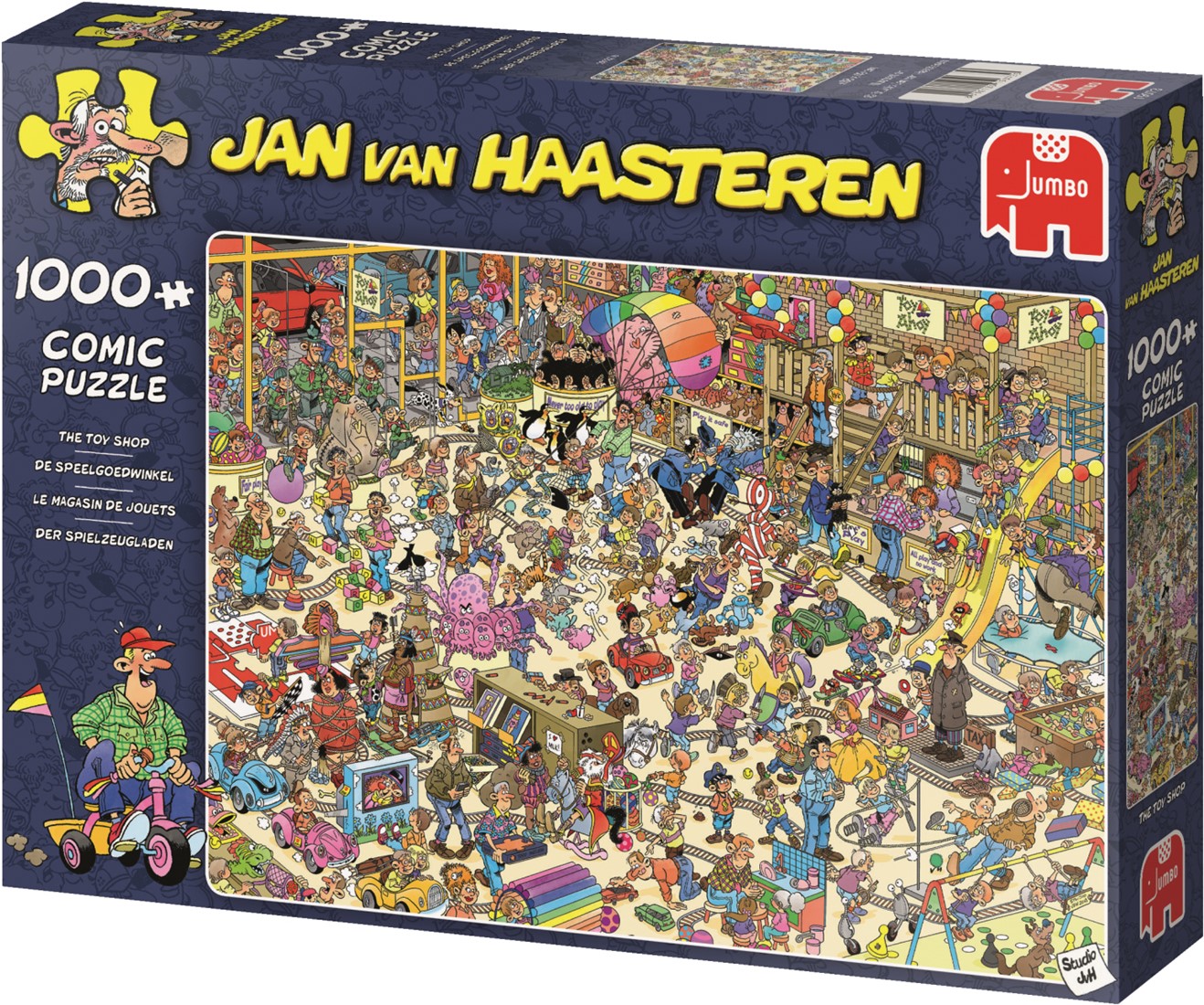 Jumbo puzzel Jan De Speelgoedwinkel - stukjes