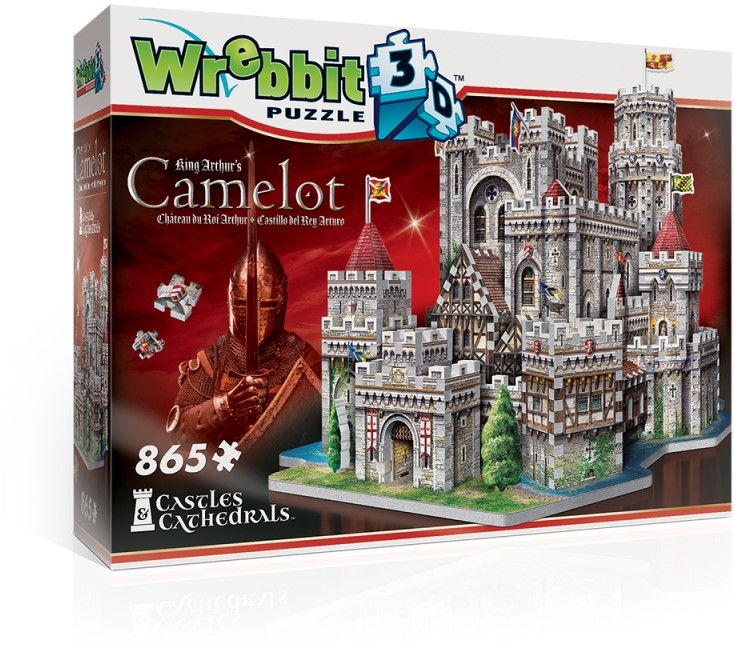 Religieus grijs Regeneratief Wrebbit 3D Puzzel - King Arthur's Camelot - 865 st