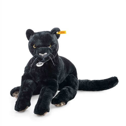 Steiff knuffel bungelende panter Nero, zwart