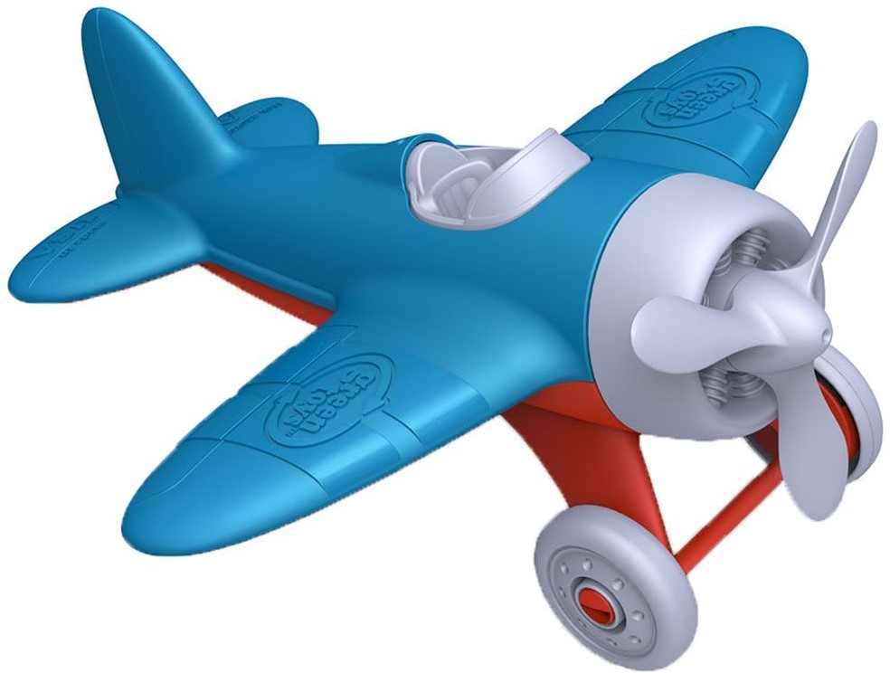 Impressionisme Tenen IJver Green Toys - Vliegtuig Blauw