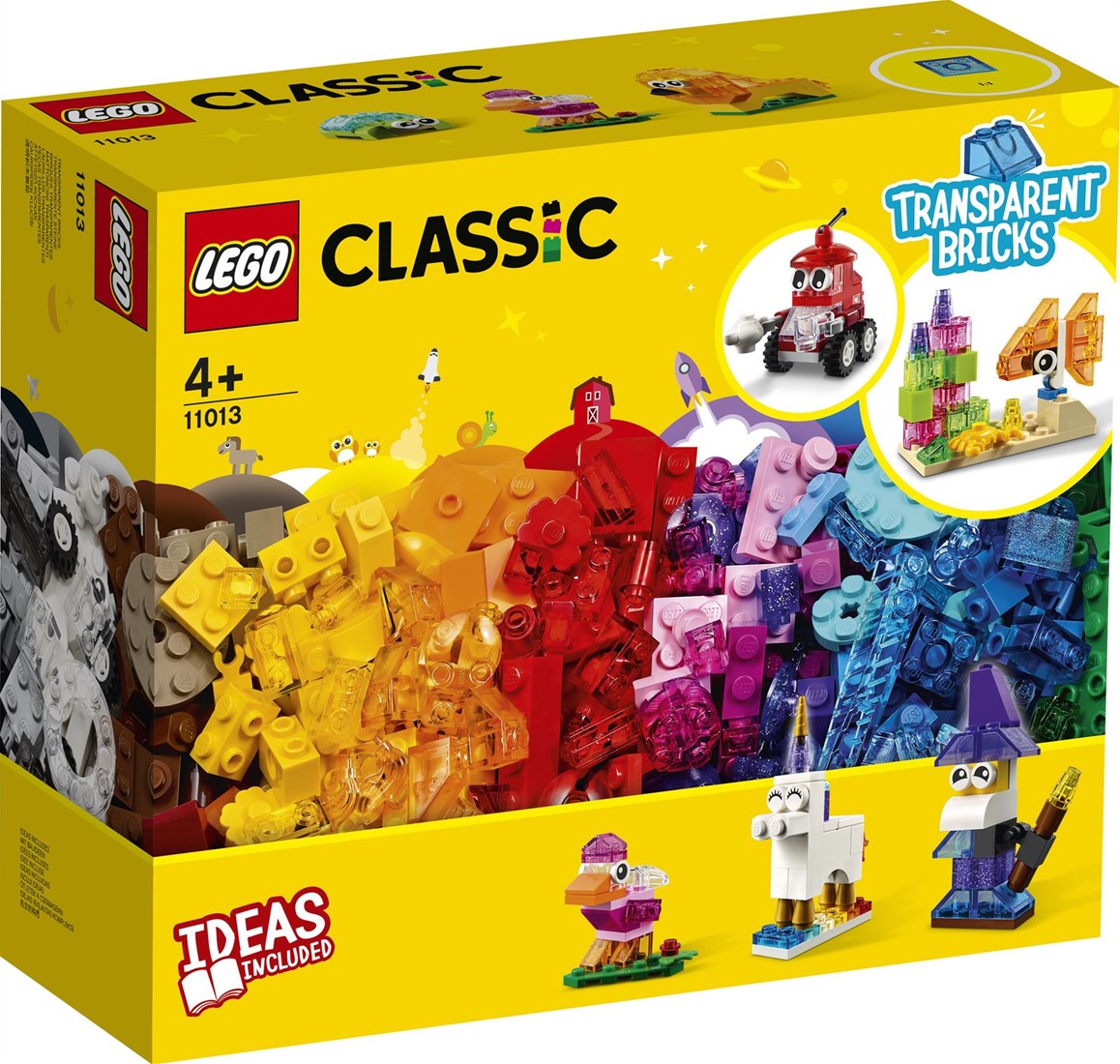 Fantasierijk klein Voorafgaan LEGO Classic Creatieve transparante stenen - 11013 kopen?