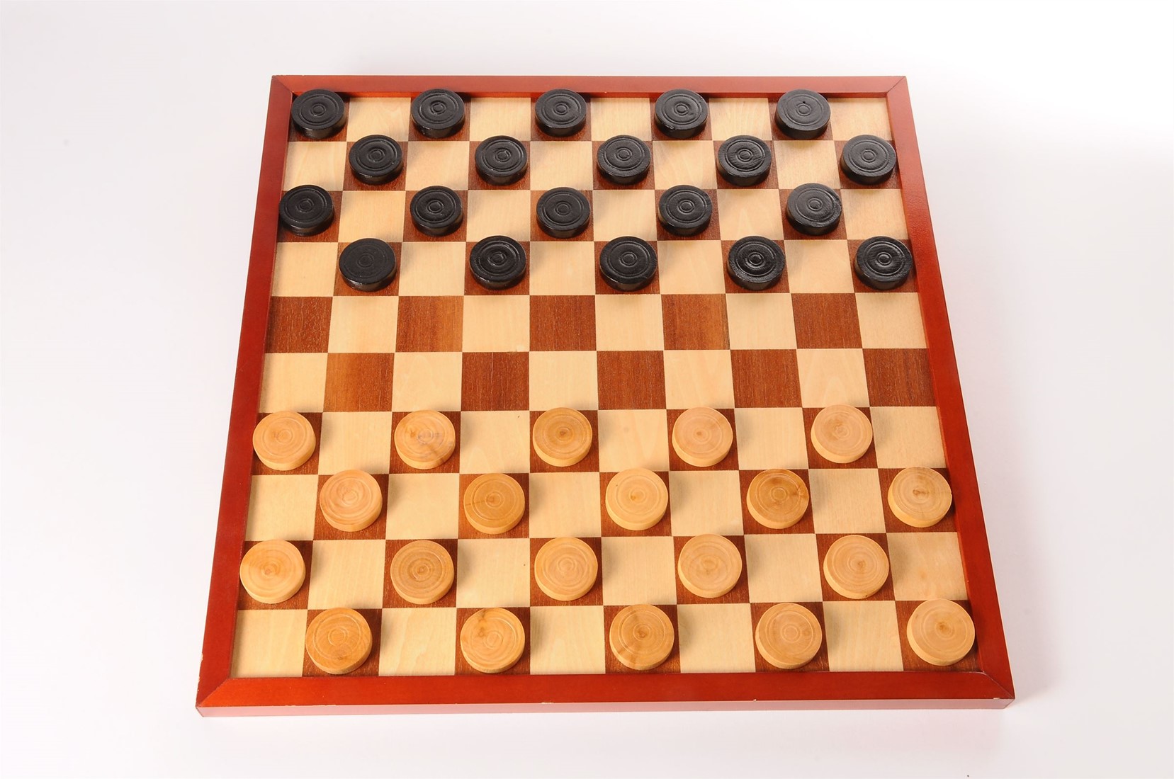 stilte Conceit Onvervangbaar LongField Games Schaakbord/Dambord Veld 42 cm