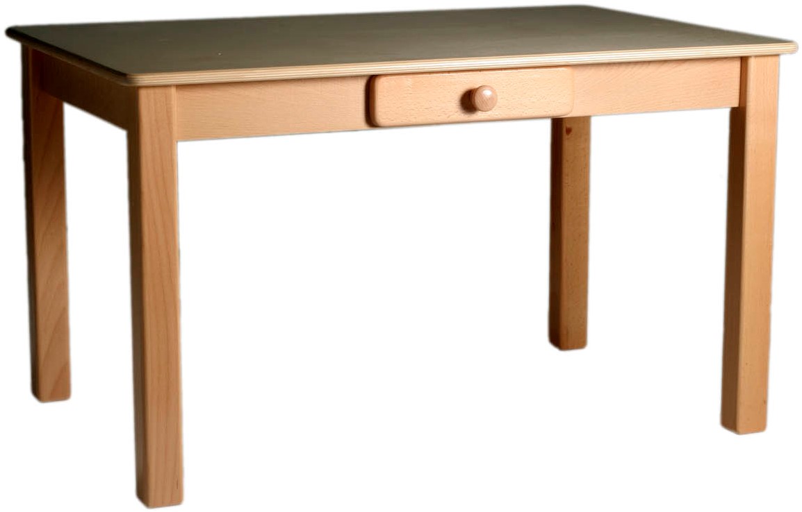 Van Dijk Toys Tafel Met Lade Naturel