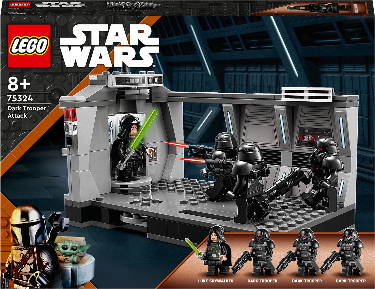 vis Zwijgend Bijdrage LEGO Star Wars Dark Trooper Aanval Speelgoed Set 75324