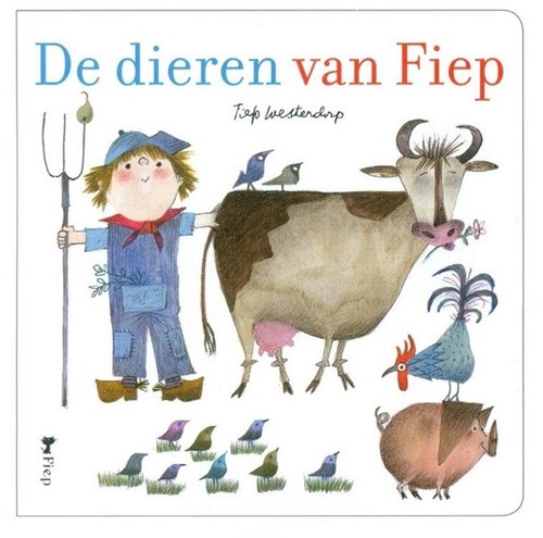 Querido De dieren van Fiep. Een bonte beestenboel (kartonboek). 3+