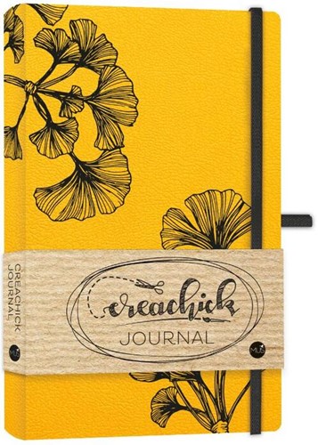 MUS Creatief CreaChick - Journal (okergeel)