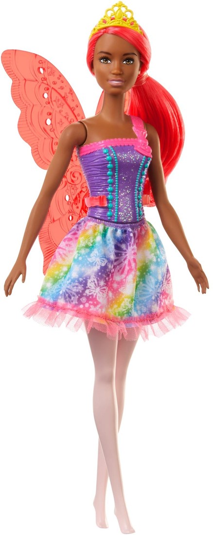 Demon Monet geef de bloem water Barbie Pop Dreamtopia Fee Oranje Haar En Vleugels bij Planet Happy
