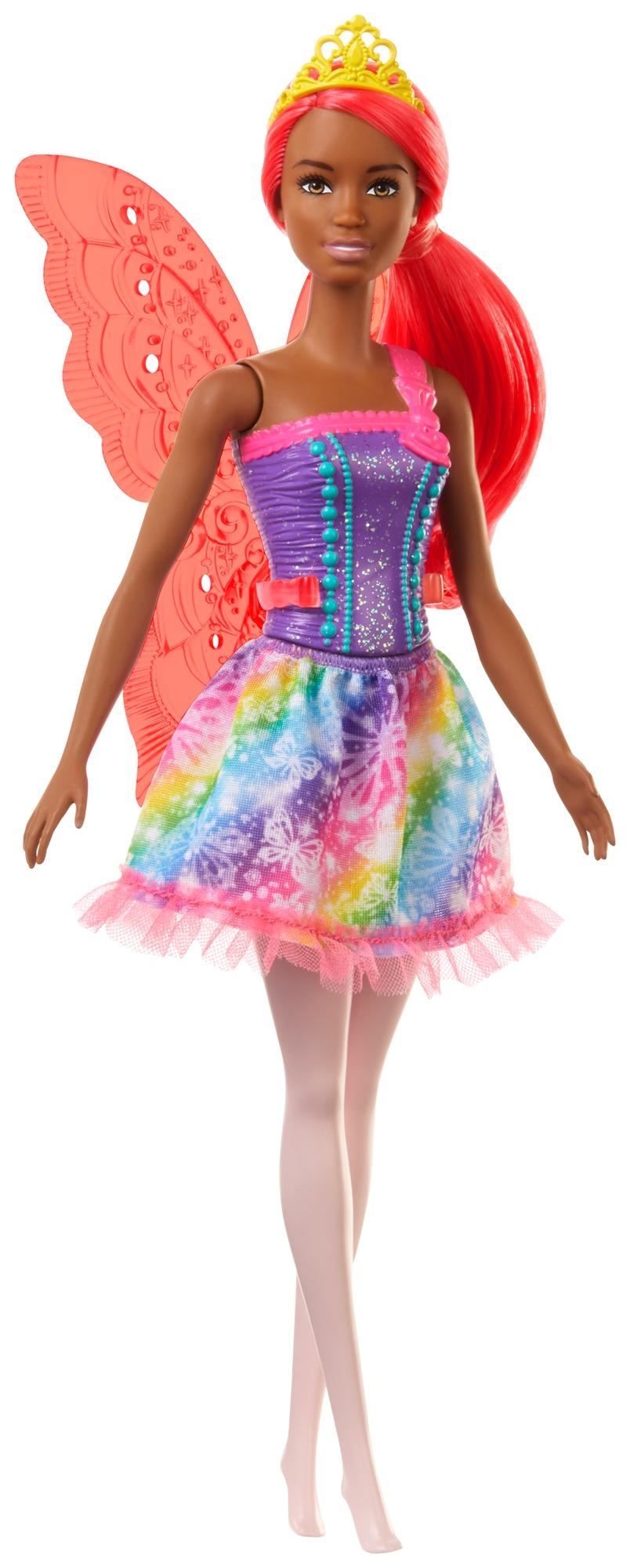 Demon Monet geef de bloem water Barbie Pop Dreamtopia Fee Oranje Haar En Vleugels bij Planet Happy