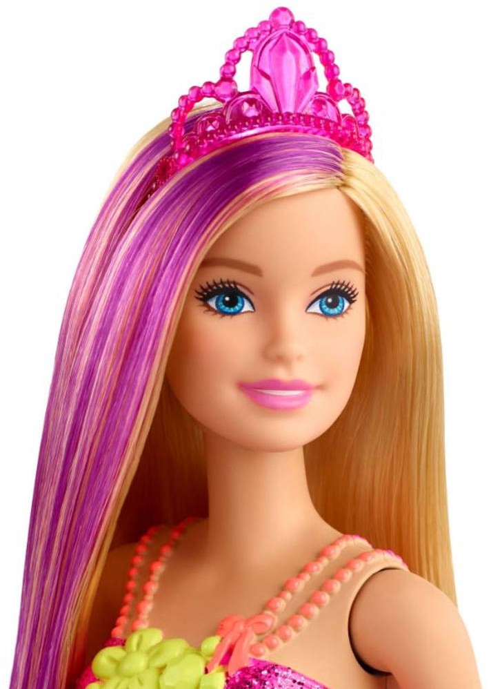Tether voorzetsel Digitaal Barbie Pop Dreamtopia Prinses Blond Met Paars Haar bij Planet Happy