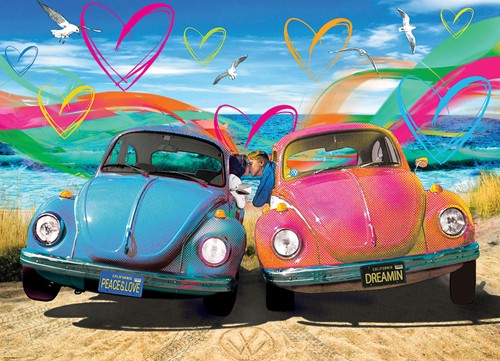 Eurographics puzzel VW Beetle Love - Parker Greenfield - 1000 stukjes