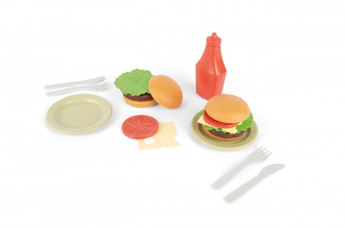 Dantoy BIOplastic hamburgerset (19-delig)