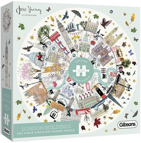 Gibsons legpuzzel Buildings of London - 500 stukjes