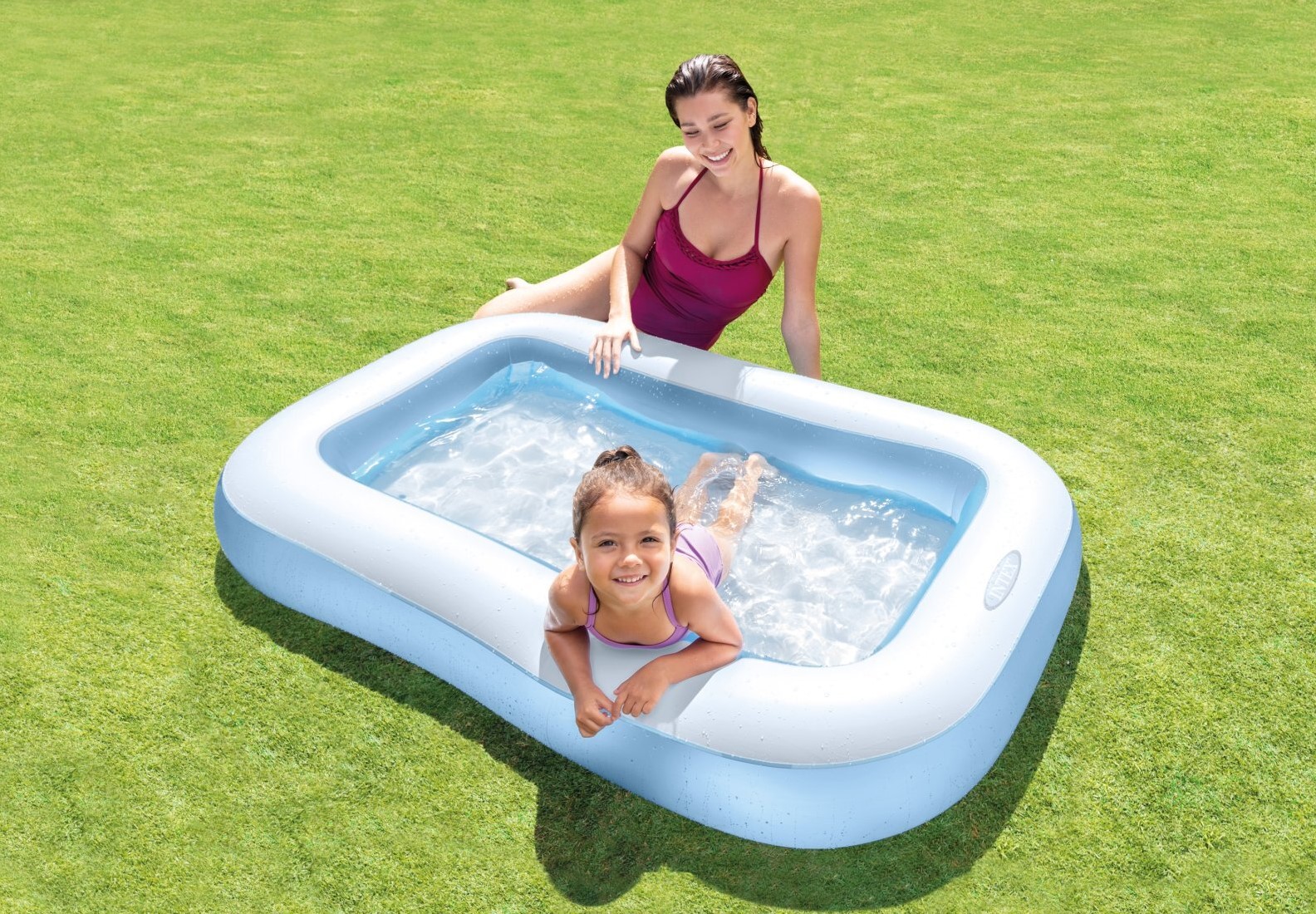 Praten omvatten Passend Intex opblaasbaar zwembad rechthoekig - 166 x 100 x 25 cm kopen?