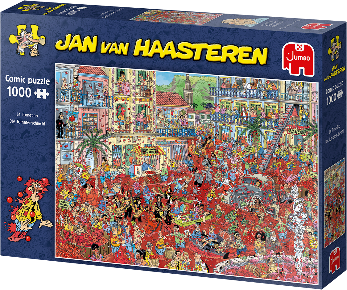 vergeten Geometrie Gehoorzaam Jumbo Puzzel Jan van Haasteren La Tomatina 1000 stukjes kopen?
