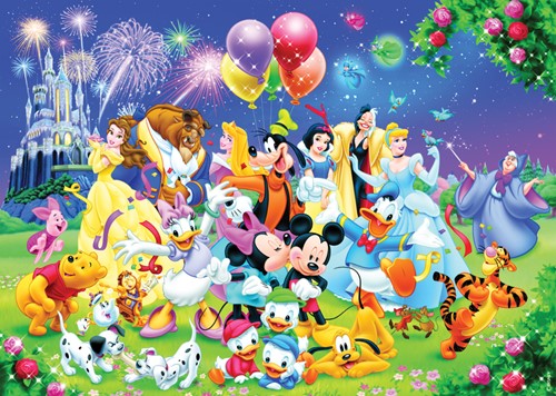 Nathan puzzel Die Disney-Familie - 1000 stukjes