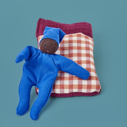 Käthe Kruse BABY with sleeping bag red check