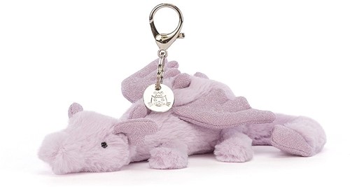 Jellycat Sleutelhanger Lavendel Draak