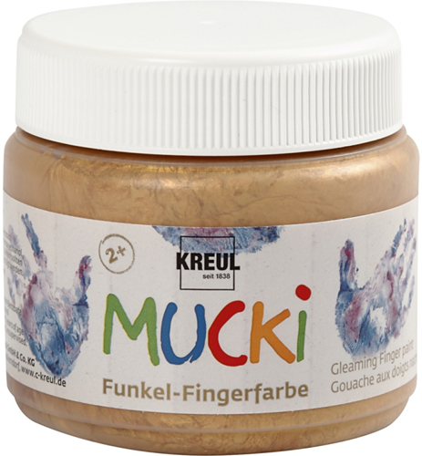 Mucki Vingerverf - Goud Metallic, 150ml