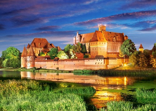 Castorland puzzel Schloss Malbork, Polen - 1000 stukjes