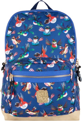 Pick & Pack  Birds Backpack M / Navy