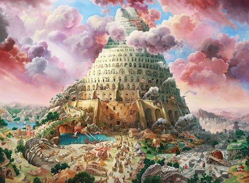 Castorland puzzel Tower of Babel - 3000 stukjes