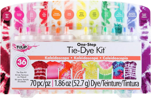 Tulip Tulip One Step Tie-Dye Kit Super Set Kaleidoscope 12 kleuren