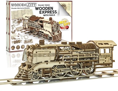 Wooden.City Wooden City - Wooden Express with rails